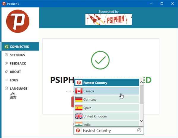 android psiphon free download