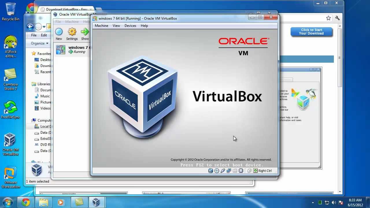 how to install virtualbox without gui